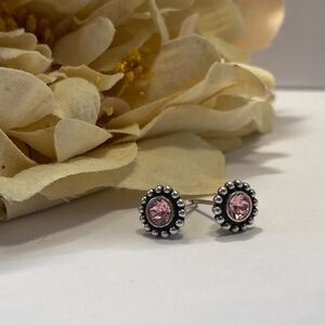 Brighton Twinkle Mini Post Rose Earrings